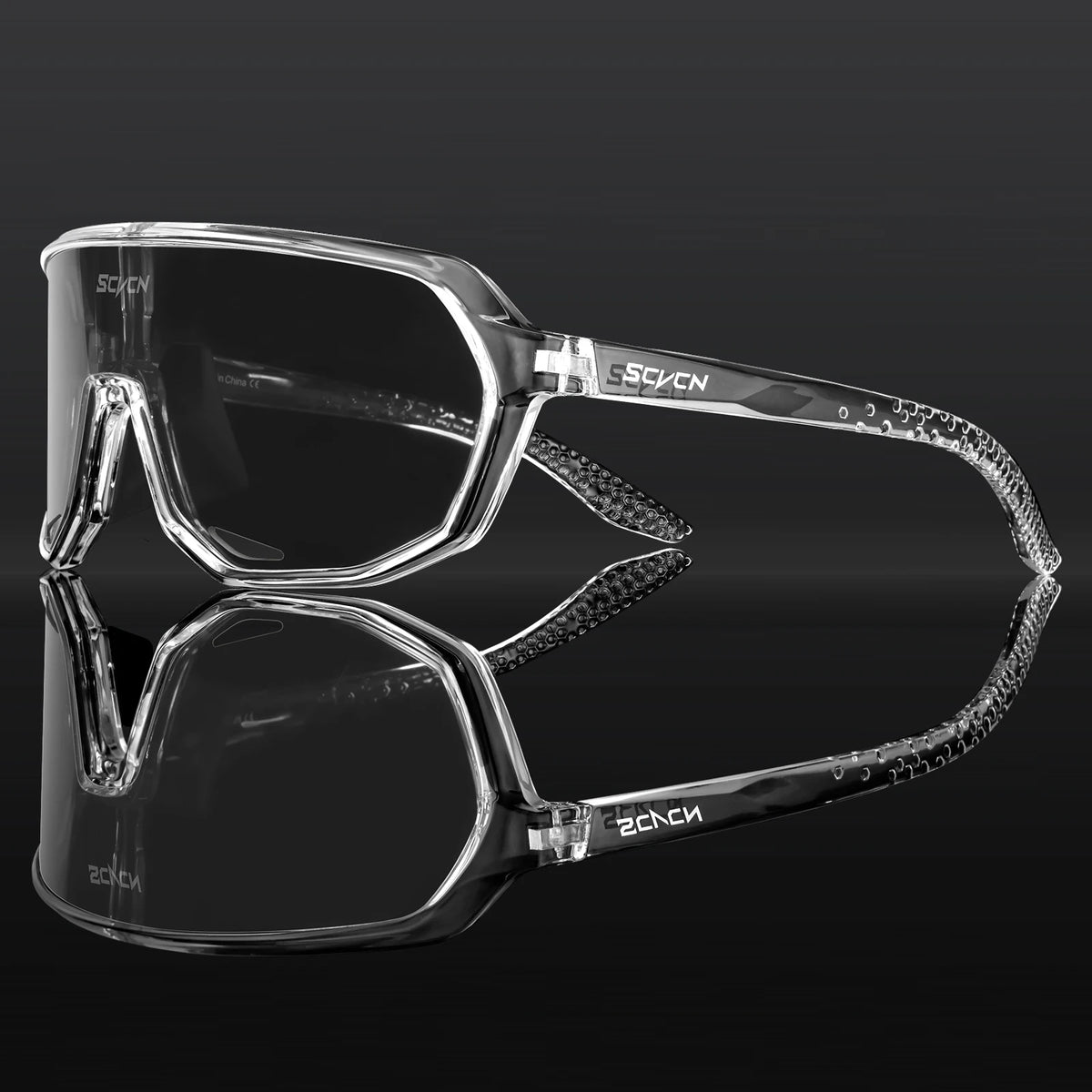 SCVCN Fashion Sports Running Glasses Outdoor Bicycle Drive Hiking Sunglasses Men MTB Cycling Sunglasses Women Road Bike Glasses