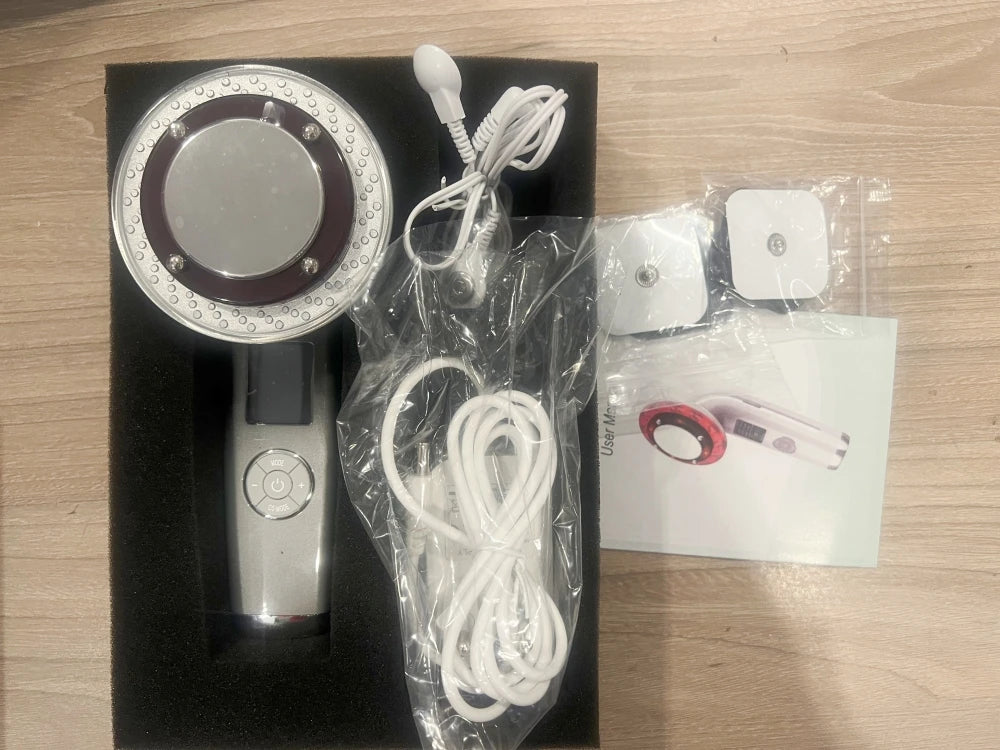 8 IN 1 EMS Body Slimming Massager Anti Cellulite Ultrasonic Cavitation Weight Loss Machine Fat Burner Electric Infrared Slimming