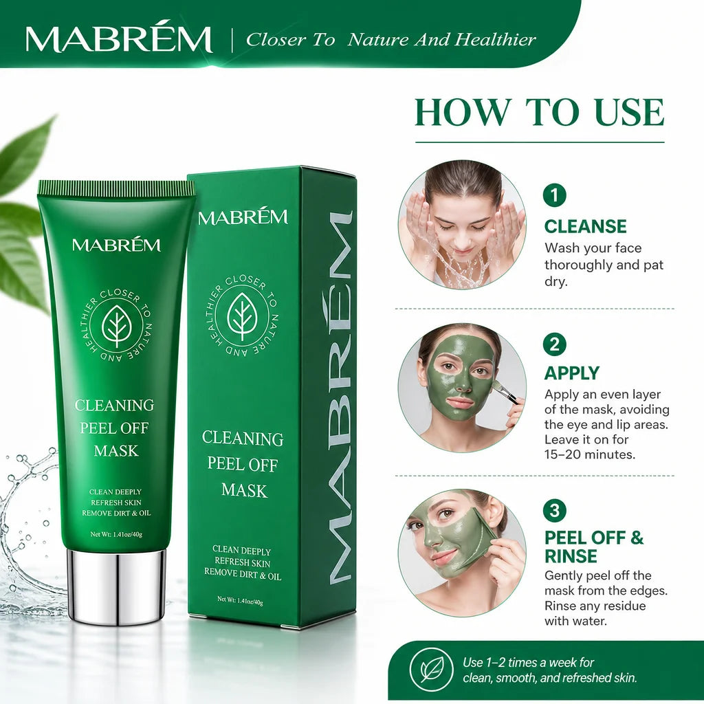 Tear Pull Facial Mask Remove Blackheads Balance Oil Refine Pores Smooth Rough Texture Deep Purify Skin Cleansing Mask