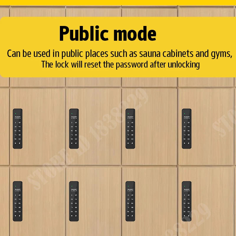 KAK Security Cabinet Password Locks Keyless Door Lock Drawer Combination Code Lock for Gym Locker Lock Electronic Furniture Lock