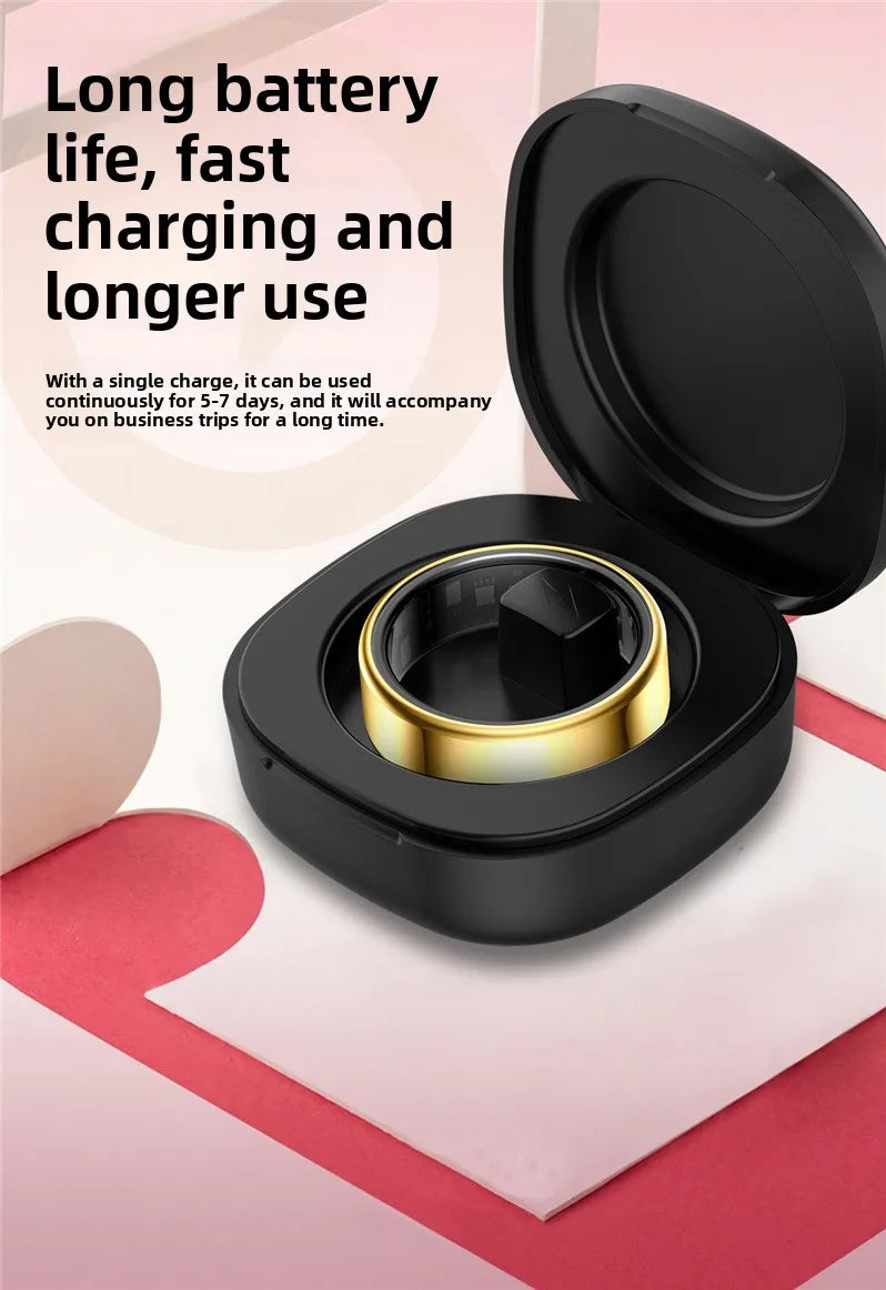 Wholesale 2026 Smart Fitness Ring Waterproof Health Tracker with Video Switching Compatible with IOS Android Unisex
