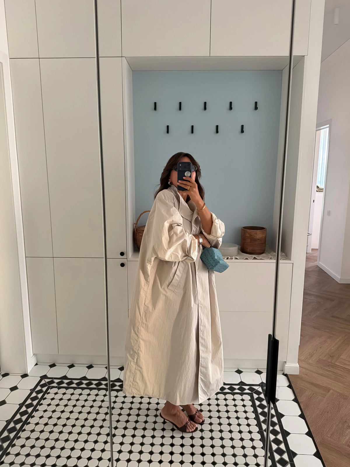 Women Green Oversized Belt Overcoat Elegant Long Sleeve Pleated Lapel Lace Up Windbreaker Autumn Lady Daily Street Outerwears