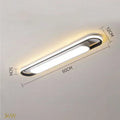 Simple Rectangular LED Ceiling Light for Living Room, Modern Light, Long Strip, Creative Balcony Light, Hot Sale