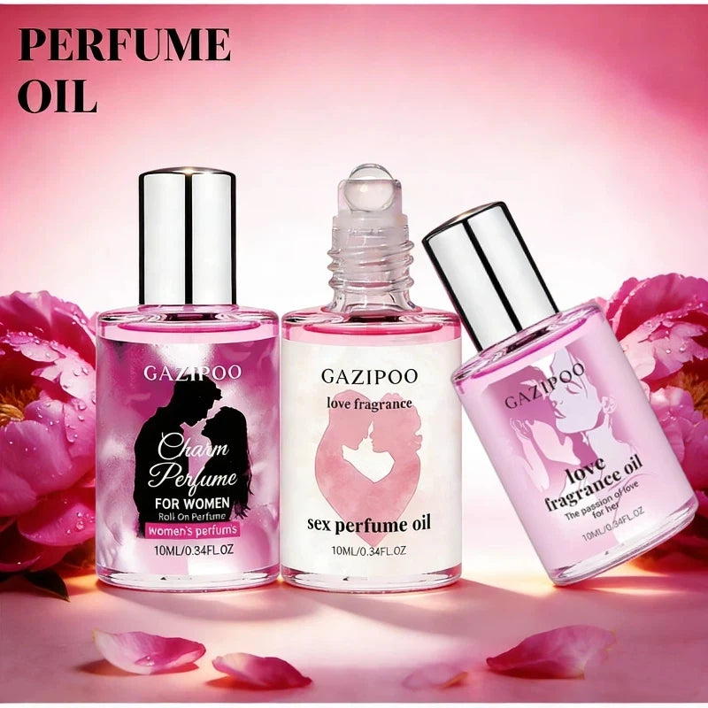 Pheromone Roll-on Perfume Rose Cedarwood Floral Fruity Vanilla Fresh Rich Fragrance Suit Unisex Alluring Suitable Date Perfume