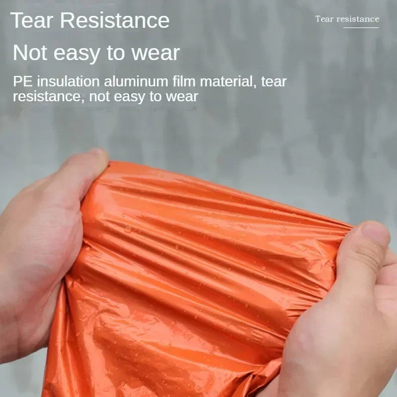 Emergency Raincoat Poncho Waterproof Rainwear Blanket Survival Camping Equipment Cold Insulation Rainwear Camping Equipment