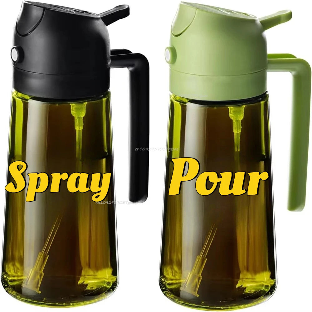Oil Bottle Oil Spray for Cooking Household Kitchen Spray Olive Oil Barbecue Fat Control Food Grade Spray Pot Kitchen Gadgets