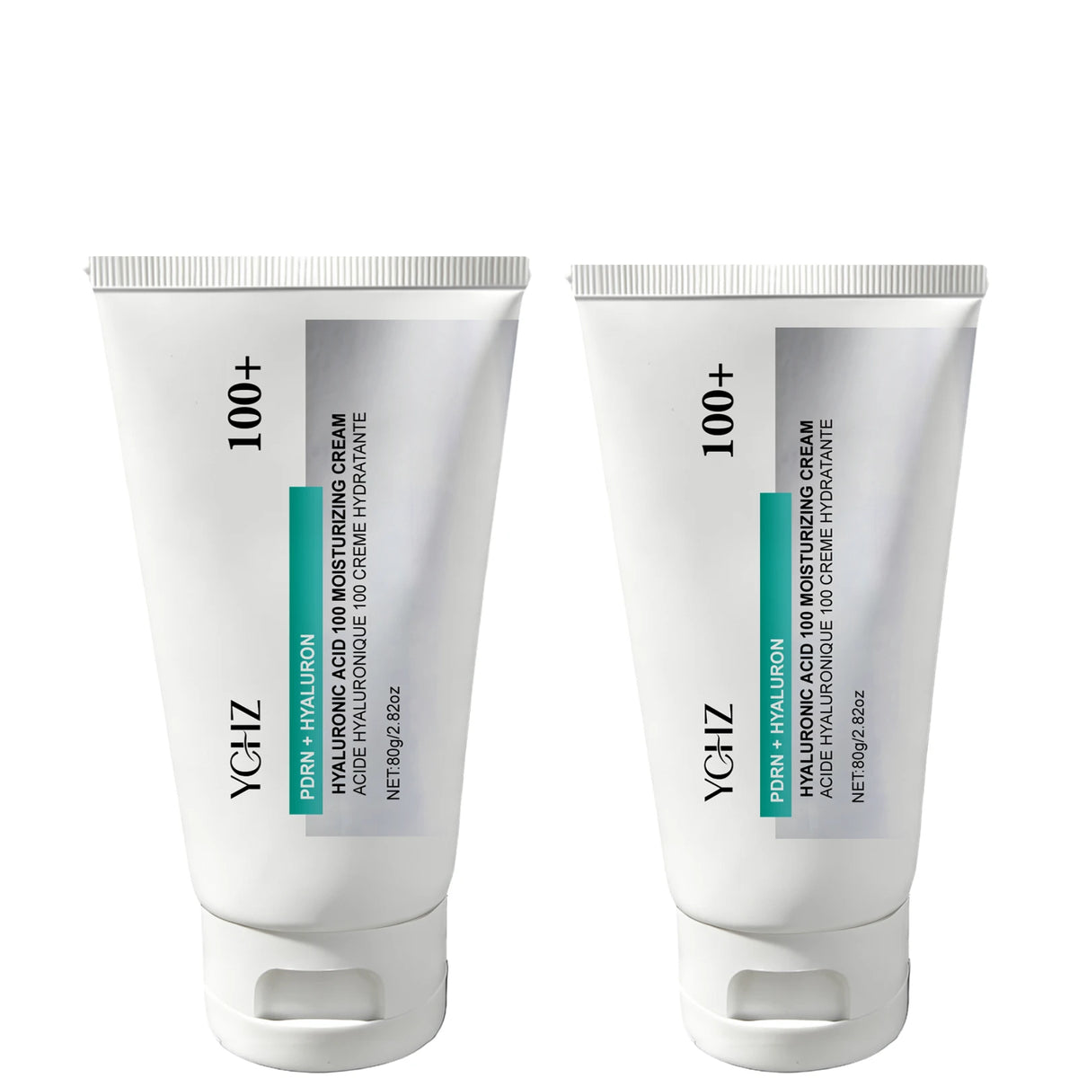 Hyaluronic Acid 100% Moisturizing Cream, Lightweight, Improves Dull Skin and Deeply Repairs Dry and Sensitive Skin, Anti-Aging Cream, Korean Skincare - 80g