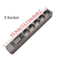 EU Power Strip Power Energy Volt Watt Kwh Meter 2/3/4/5/6/7/8/9/10/11Ways EU Socket extension electrica C14 interface