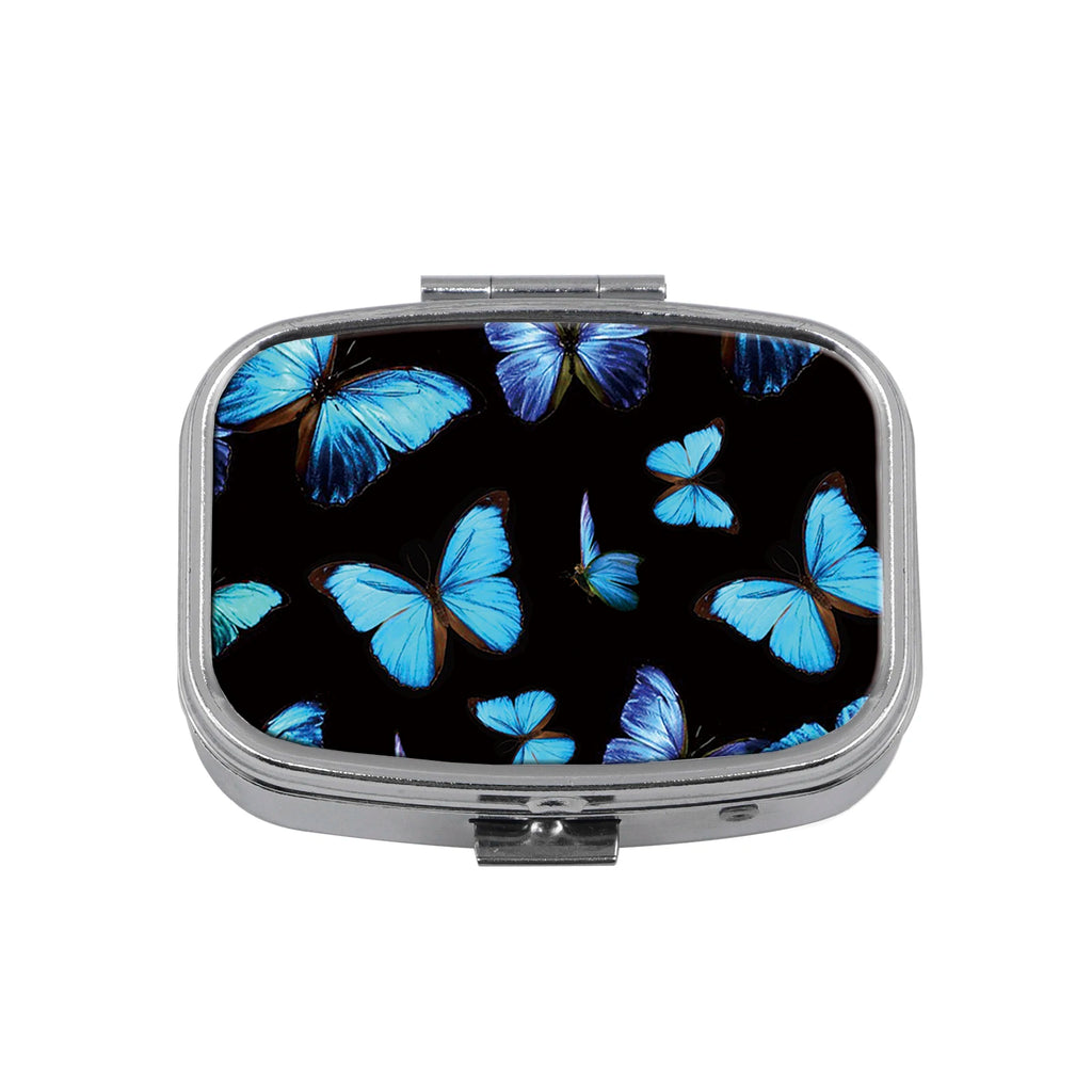 Animals Metal Medicine Box Bird Pill Packaging Health Products Butterfly Moisture Resistant Storage Case Personalized Casket