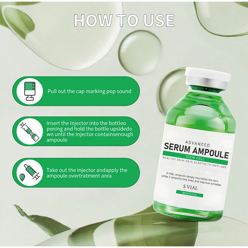 PDRN Salmon DNA Serum Ampoule Repair Renew Skin Brighten Tone Facial Essence Hydrating Nourishing Firming Skin Care Treatment