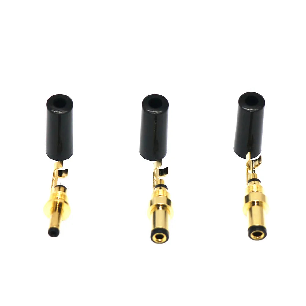 Audiophile Silver Plated Wire GX16 2Pin to DC 3.5*1.5/5.5*2.1/5.5*2.5mm Gold Plated Plug Linear Power Supply Air Output Cable