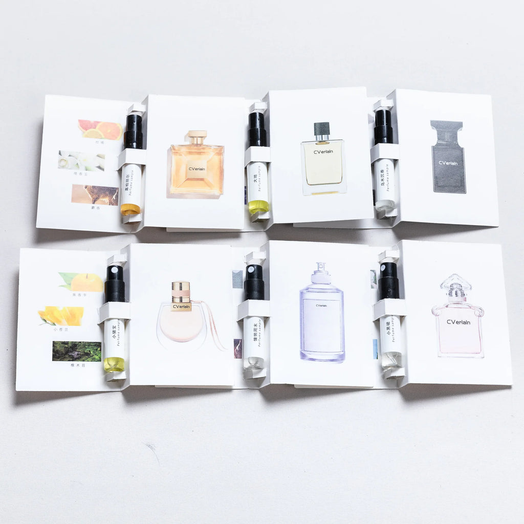 5 pack 3ML men's and women's perfume sample set eau de toilette long-lasting fragrance portable for travel easy to carry around