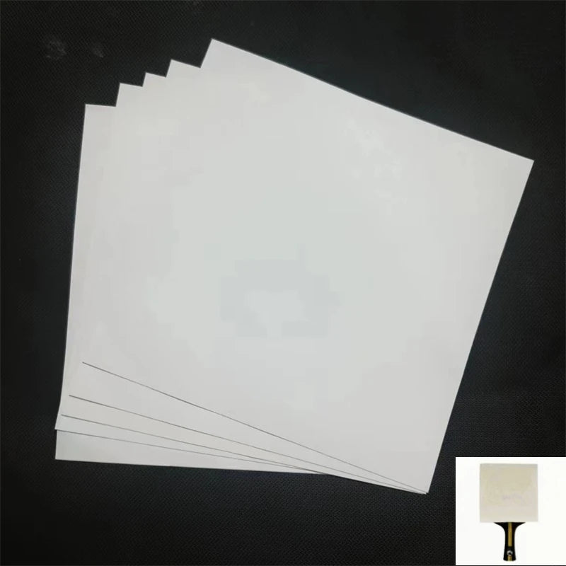 Malathorne Double-sided Adhesive Glue Sheet Paper for Long Pimples-out Rubber OX to Assemble Table Tennis Racket 5pcs/Pack