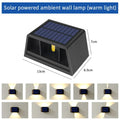 LED Outdoor Solar Lights Up And Down Lighting Wall Lamp Garden Decor Outdoor Solar Spotlights Solar Powered Sunlight Wall Sconce