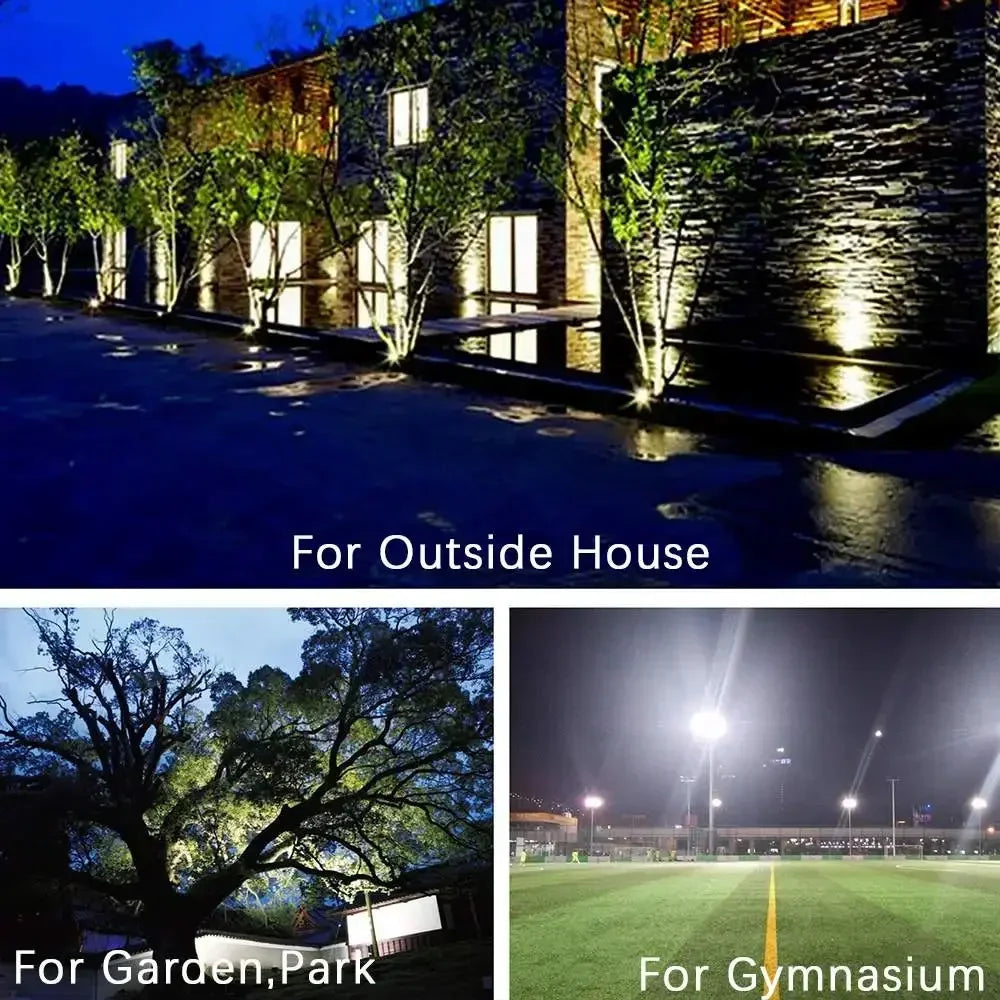 Security Lights Outdoor Motion Sensor Led Pir Floodlight 10W 20W 30W 50W 100W  IP66 Waterproof Outside Wall Light Garden Doorway