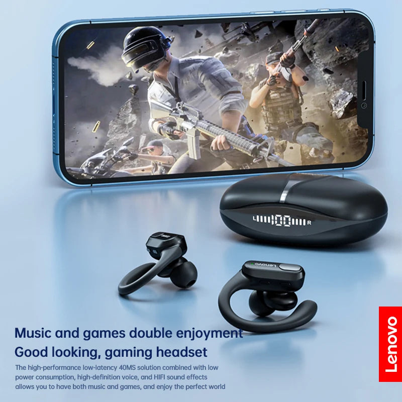 Lenovo XT80 Bluetooth Wireless Earbuds ENC Call Noise Reduction HiFi Stereo Touch Control Type-C Charge Sports Headset with Mic