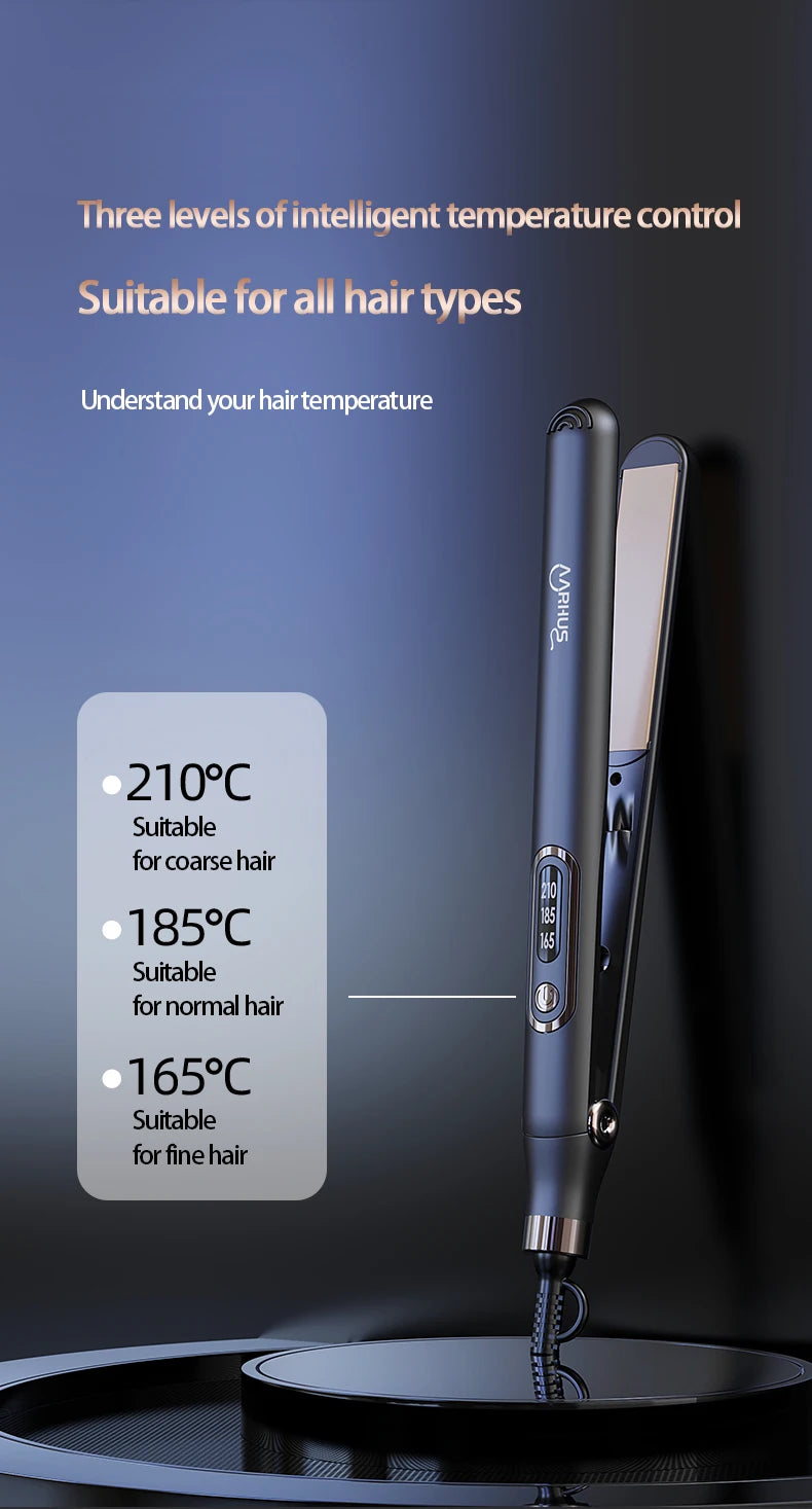 10 Seconds Fast Heating Hair Straightener Curler 2 in 1 For Xiaomi Professional Hairdressing Tools Hot Comb Hair Iron Brush