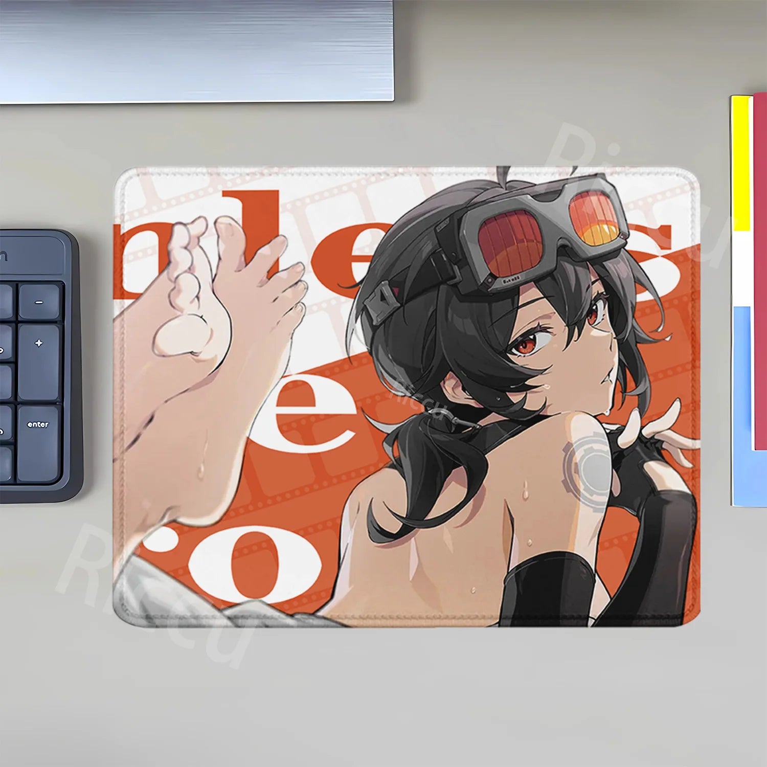 Mouse Pad Zenless Zone Zero Vivian Hoshimi Miyabi Ellen Joe Small Size Mousepad ZZZ Office accessories overlock teclado Desk Mat