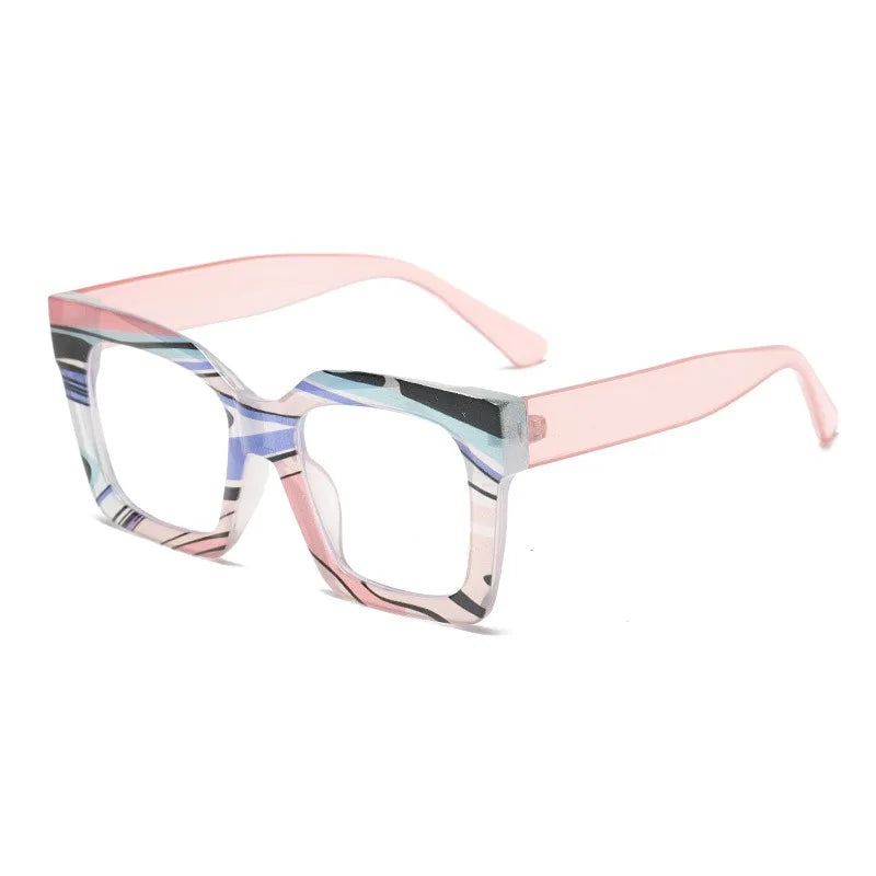 Customized Prescription Glasses Women Multi-Focal Progressive Photochromic Anti-Blue Light Myopia Hyperopia Lens Eyeglasses