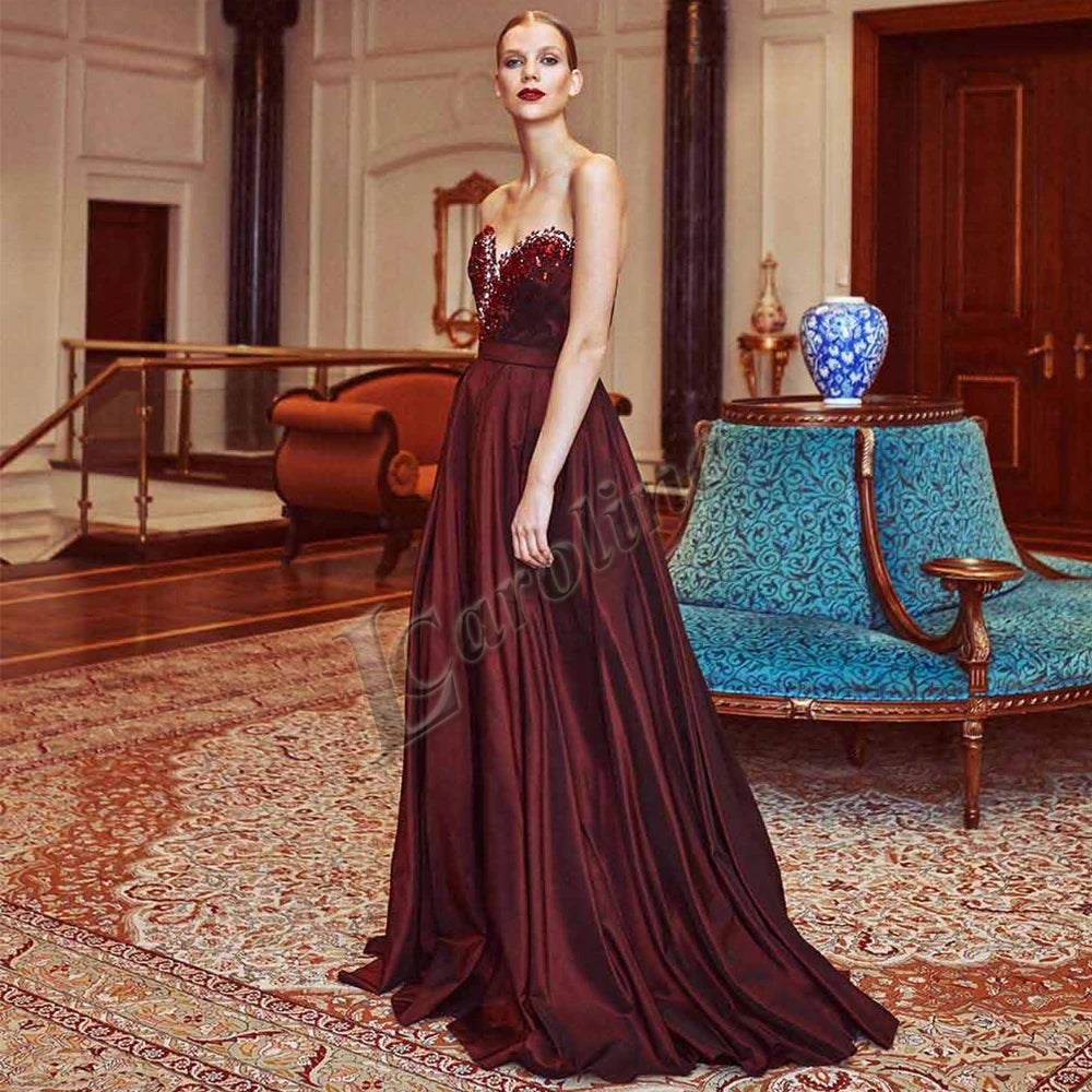 Caroline Modern Mermaid Prom Dresses for Women with Cloak Beads Crystals High Neck Formal Evening Vestidos De Gala Drop Shipping
