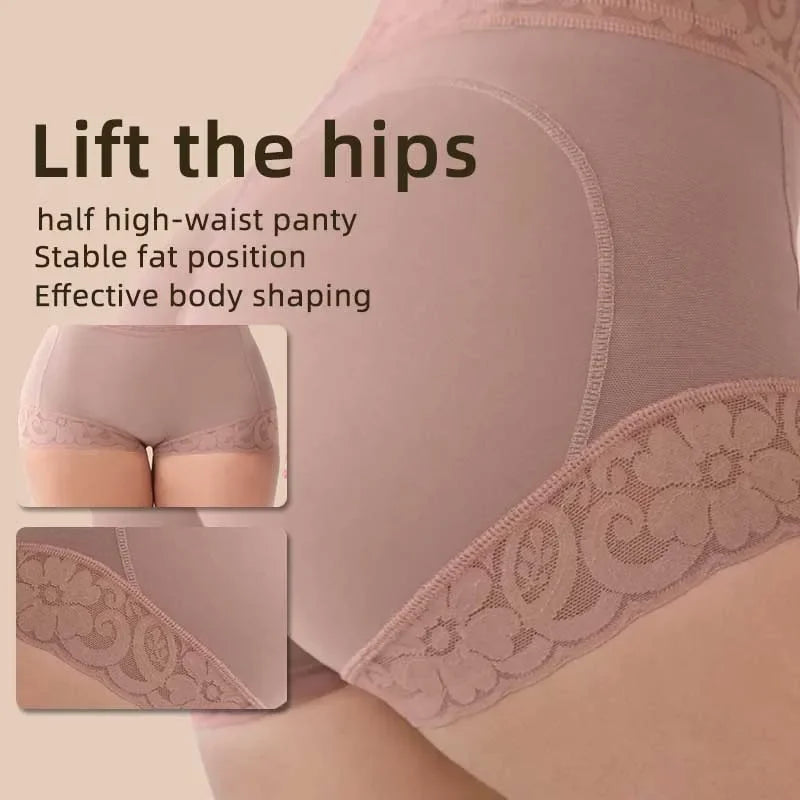 AfruliA Booty Enhancer Fajas Colombianas Girdle Tummy Control Panties Butt Lifter Body Shaper Postpartum Waist Trainer Shapewear