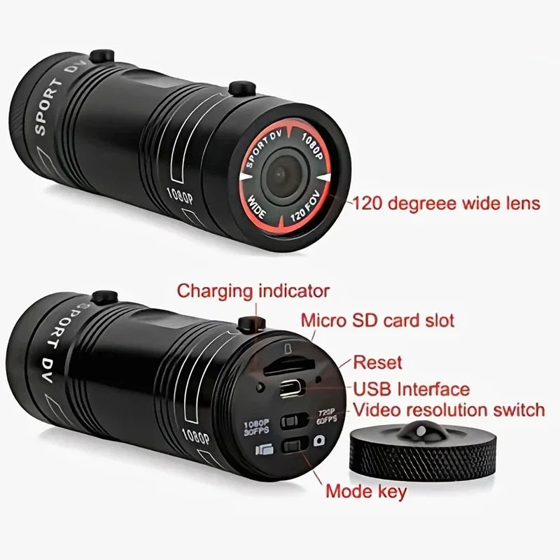 HD Camera Sport Bicycle Bike Small DV Video Dash Photo Waterproof Cam Motorcycle Helmet Camcorder Action Camera
