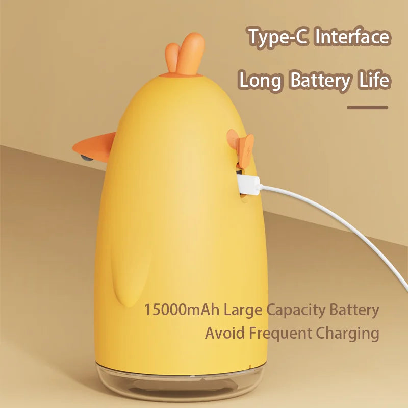 New Automatic Soap Dispenser Automatic Hand Sanitizer Foam Smart Hand Wash Machine 300ml Rechargeable Bathroom Induction Sensor