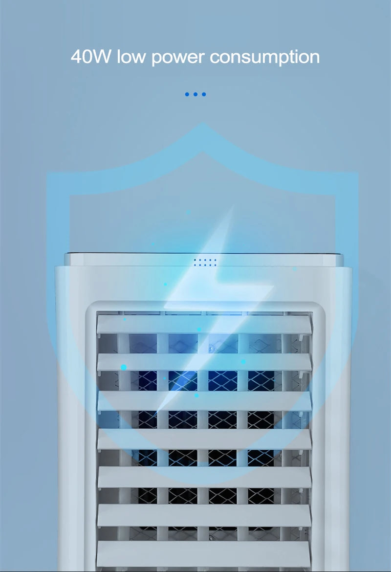 A-201 Cooling Only Air Cooler Household Air Condition Fan 3 Gear Air Conditioner Mini Air-Conditioning Fan Water-Cooled Fan