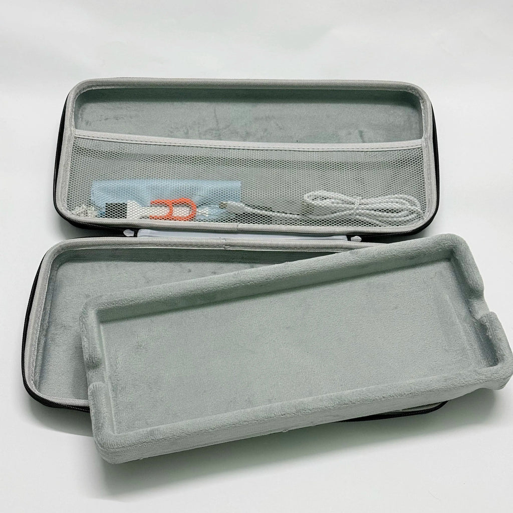 Hard Case Keyboard Storage Bag Grey Black Dustproof Protective Keyboard Box 60 75 80 95 100 Layout Mechanical Keyboard Case