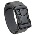 Red Ears Plastic Buckle Tactical Belt Men'S Multifunctional Military Fan Canvas Belt Outdoor Faux Nylon Training Waist Belt