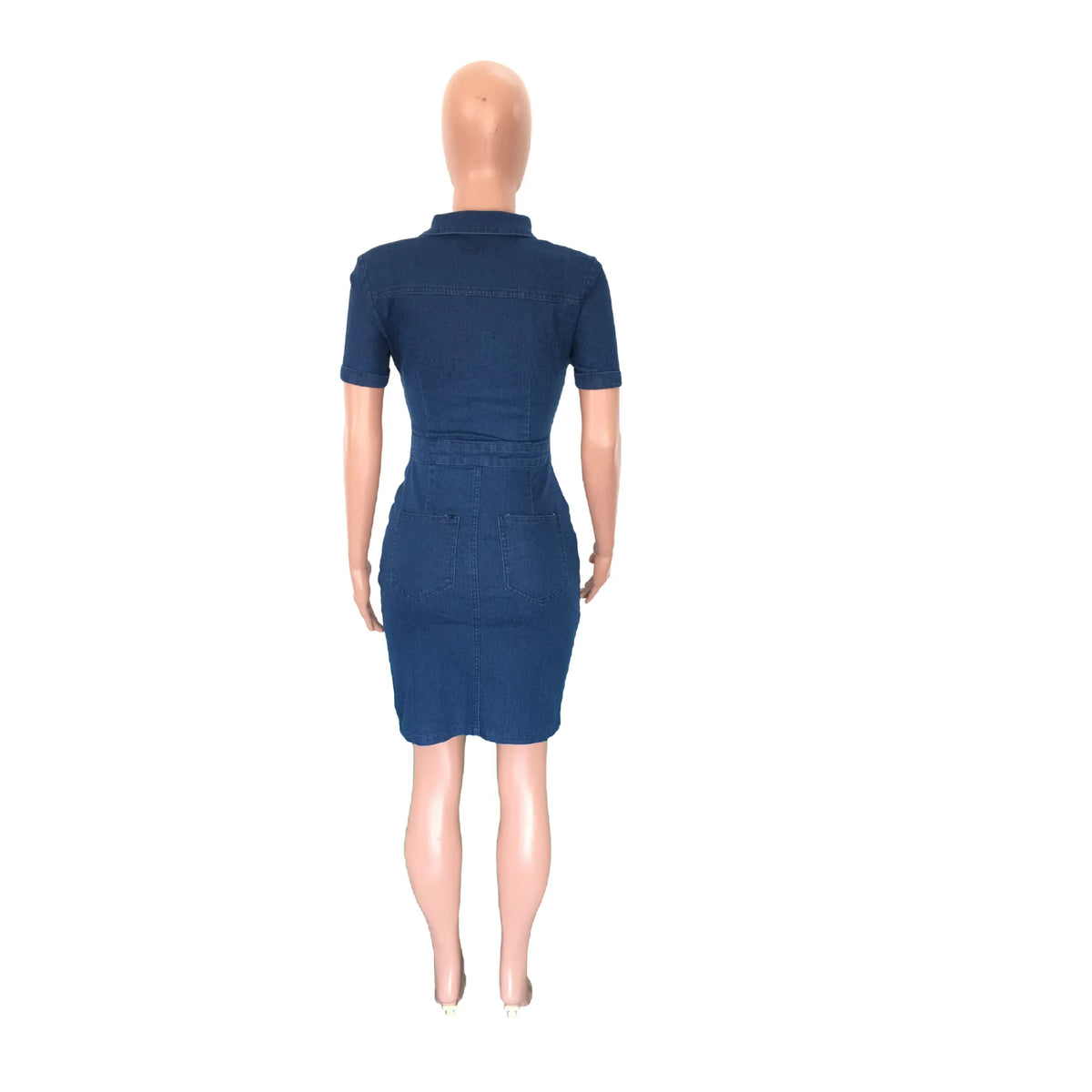 Bodycon Dress Women Denim Dresses Mom Jeans Short Sleeve Mim High Waist Vestidos Sexy Streetwear Elegant Y2k Party Club 2025