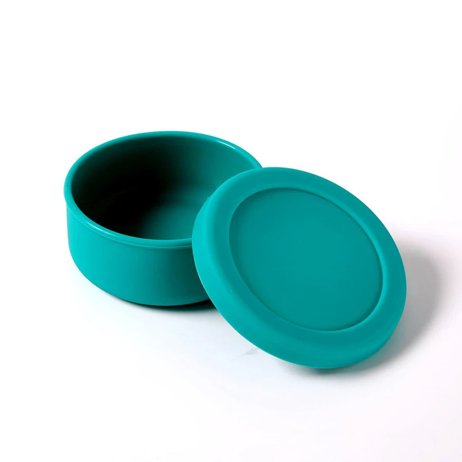 Food-Grade Silicone Lunch Box Microwave Heating Preservation Box Storage Box Sealed Lunch Box Food Preservation Box