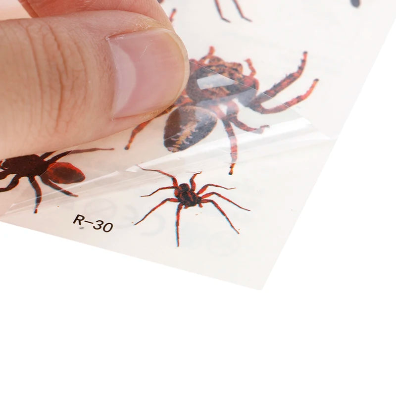 30 PCS Halloween Party Waterproof Temporary Tattoos Stickers For Women Men 3D Reality Vampire Blood Scar Design Tattoo Stickers
