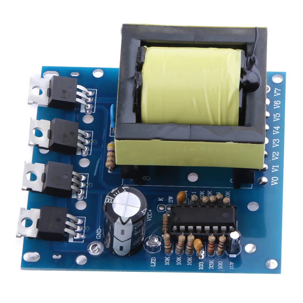 500W Pure Sine Wave Inverter DC-12V-24V To AC-180V-220V-380V Household Battery Inverter Multi-function Power Supply Accessories