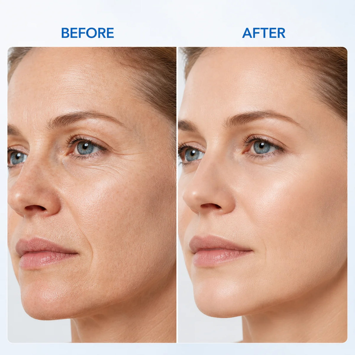 GHK-Cu Copper Peptide Essence, a Premium Firming Facial Serum, Improves Skin Elasticity and Firmness, Deeply Hydrates and Moistu