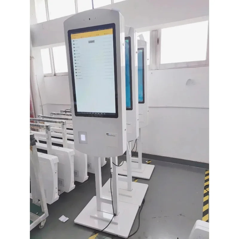 32" Smart Touch Screen Ordering Payment Kiosk Self Order Service Fast Food Kiosk with Printer & QR Scanner