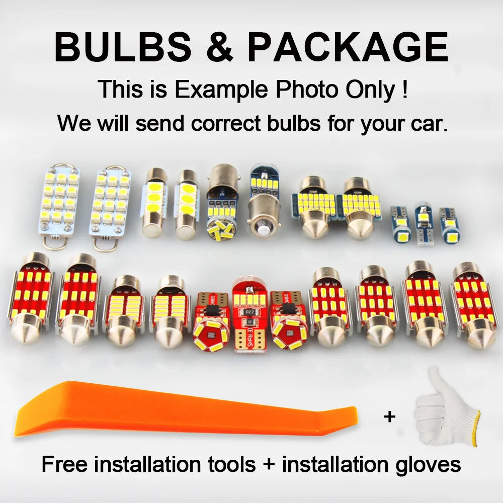 Indoor Bulb LED Map Light Kit For Opel Vauxhall Zafira A B C Astra G H J K Corsa D E Mokka Insignia Vectra Meriva Signum Agila