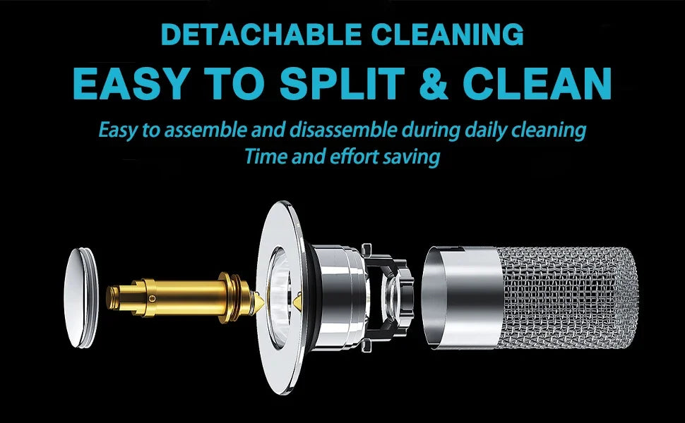 1-20PCS Kitchen Bathroom Sink Stopper Stainless Steel Rust Proof Drain Strainer Anti Odor Anti Clog Pop Up Drain Filter