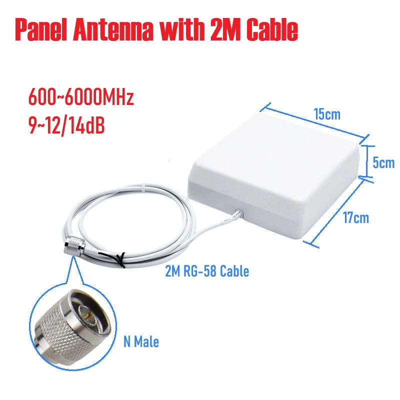 Biggest Best Indoor Cellular Mobile Cellphone Signal Panel Directional 5G 4G 3G Antenna for Router Amplifier Booster Repeater AP