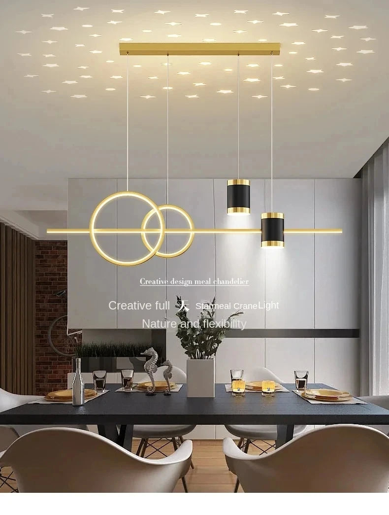 Modern Restaurant Pendant Lights LED Dining Tables Kitchens Ceiling Lights Modern Minimalist Hotels Bars Cafes Home Decor