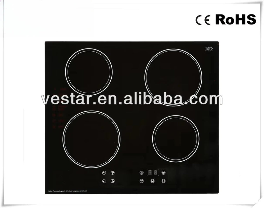 Built-In Electric Induction Cooktop Hotpot Indicator Ceramic/Glass FFD Thermal Goggles Gas Burner Cooker for Easy Installation