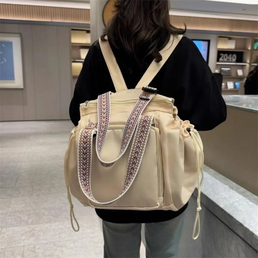 Multifunctional Travel Storage Bag Cradle Design Large Capacity Mommy Bag Waterproof Lightweight Women's Backpack