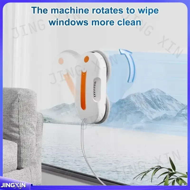 Experience the ultimate convenience in home maintenance with this advanced robotic window cleaning solution designed for