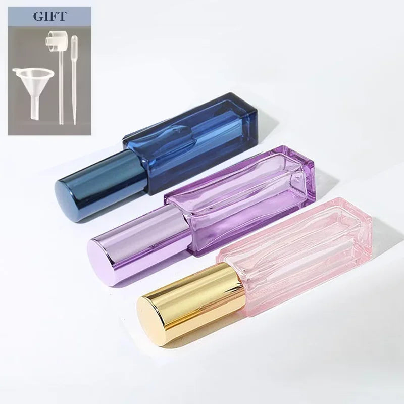 3PCS 10ml 20ml Perfume Spray Bottle Empty Glass Atomizer Travel Cosmetic Bottl Sample Vials Refillable Drop Shipping Wholesale