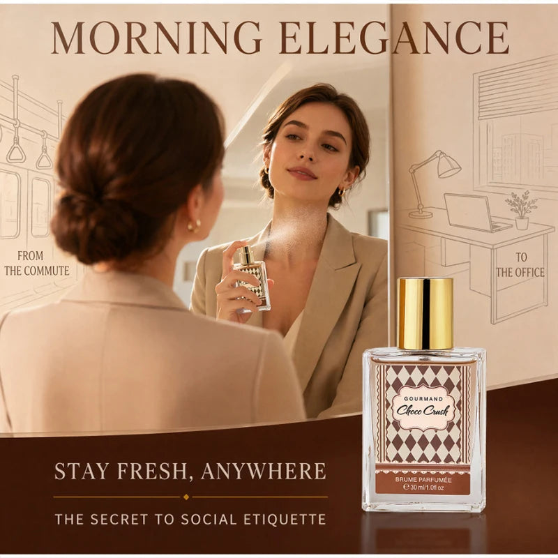 Chocolate-shaped Gourmet Perfume 30ml Sweet Caramel Marshmallow Vanilla Eau De Toilette Long-lasting Fragrance женские духи