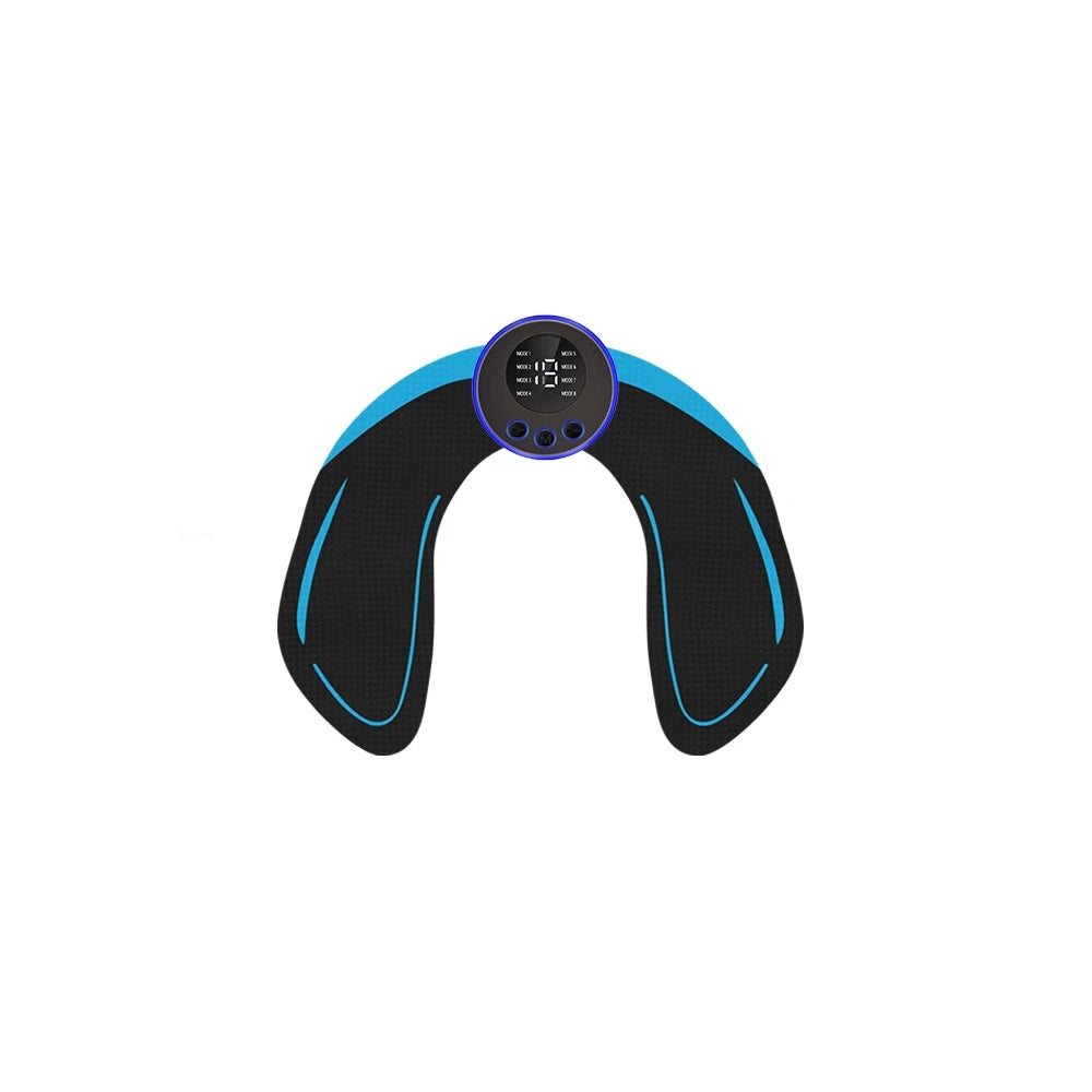 Rechargeable EMS Abdominal Trainer Muscle Stimulator Fitness Equipment - Portable Home Gym Device for Abdomen Glutes