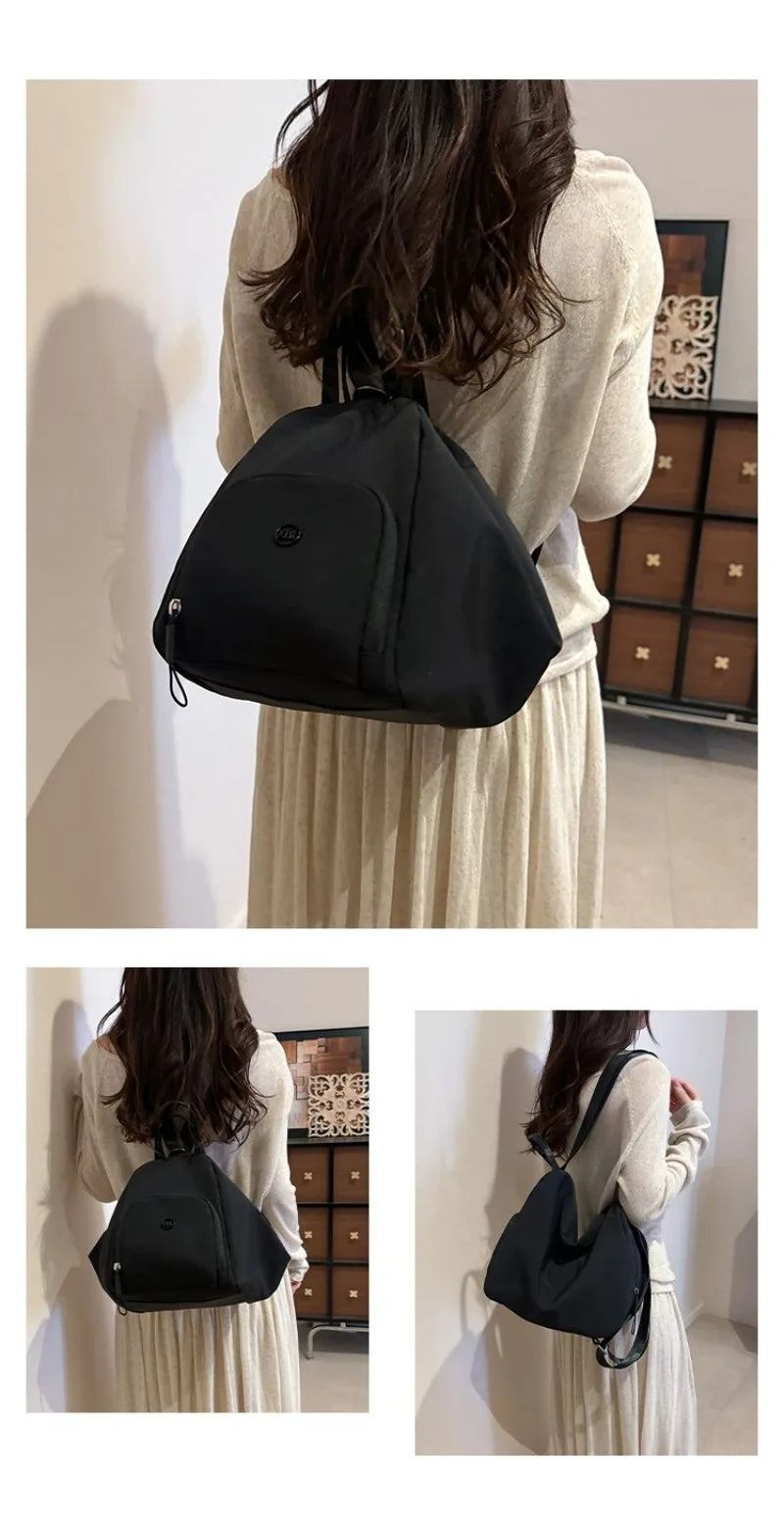 Women's Casual Nylon Large Capacity Shoulder Bag with Pocket, Casual Style for Daily Use, Sports, Travel, and Outdoor Activities