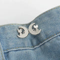 Bowknot Button Adjuster for Pants and Skirts Waist Tightener Adjustable Waist Buckle for Jeans No Sewing Required Easy To Use