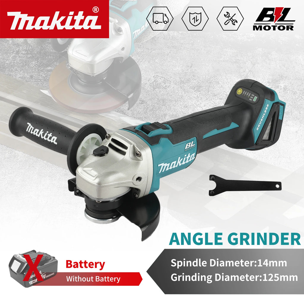 Makita DGA504 18V 6.0Ah 125mm Brushless Rechargeable Multi-functional Cutting & Grinding Tool