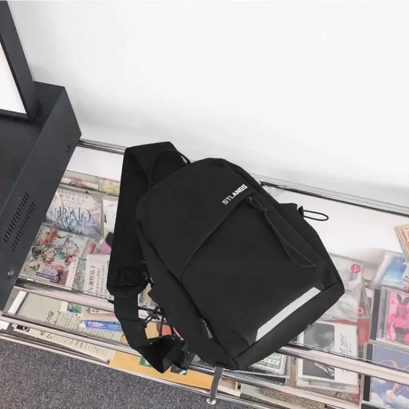 Unisex Sling Backpack Chest Bag Men Women Lightweight Crossbody Bag for Cycling Hiking Travel Tablet Sports Shoulder Bag